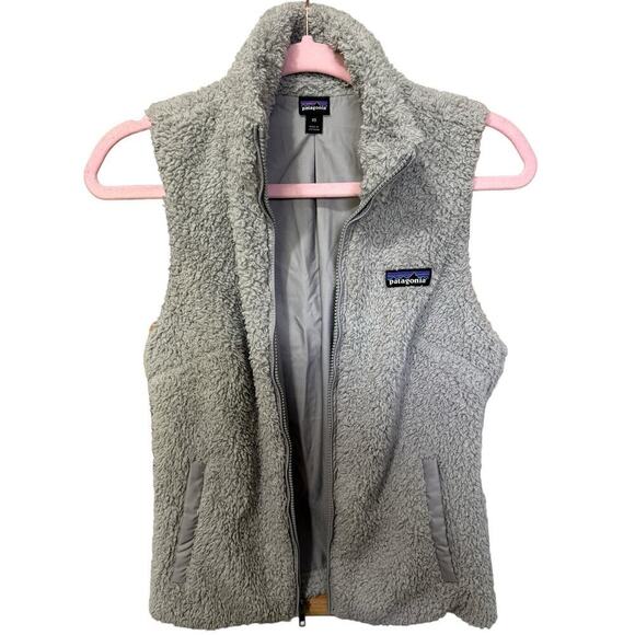 Patagonia Women's Los Gatos Fleece Vest In Gray Size XS - Picture 2 of 8